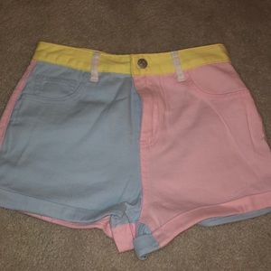 Forever 21 color block shirts